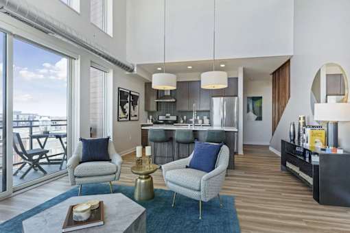 Living room view at Revel, Minnesota