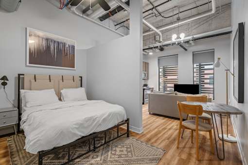 Bedroom at Revel, Minneapolis, Minnesota