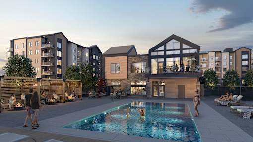 Exterior View of Community at The Artisan at Rangeview, Alberta, T3S 0C4