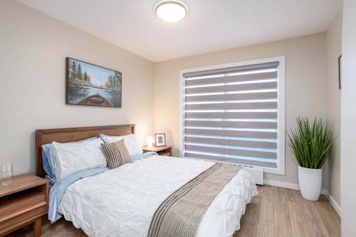 Comfortable Bedroom at G17 Apartments at Tamarack, Edmonton