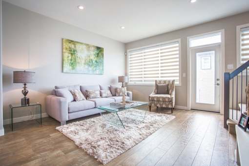 Interior - wide shot of living room
