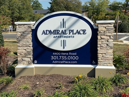 Property Signage at Admiral Place, Suitland-Silver Hill, MD, 20746