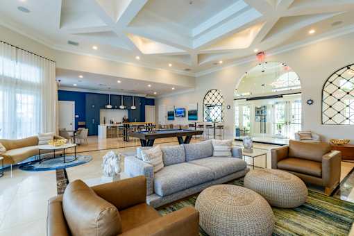 Modern Clubhouse at The Falls of Portofino , Naples