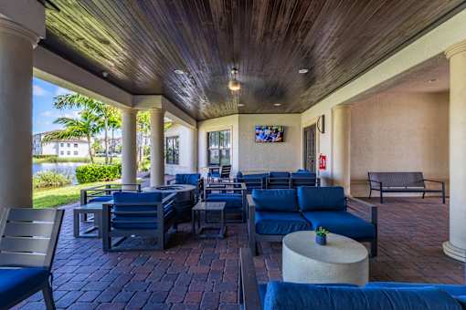 Patio at Portofino Cove, Florida