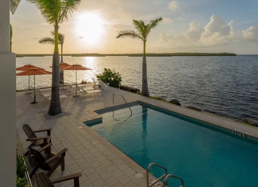 Pool overlooking the ocean