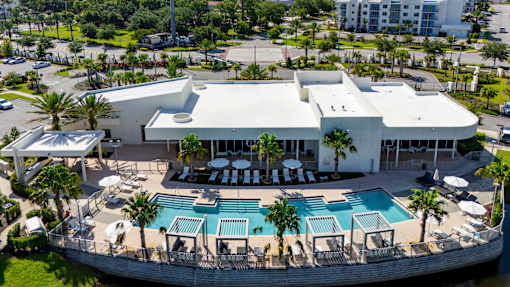 Aerial Pool View at Icon One, Daytona Beach, FL