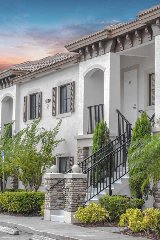 Exterior Staircase at Portofino Landings, Fort Pierce, Florida
