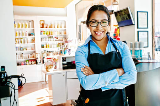 A sales clerk