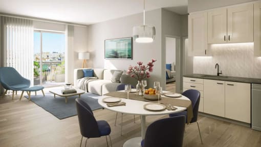 Spacious Dining and Living Layout at The Orchard