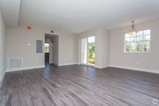 Spacious Living Room at Playa Apartments, Key Largo, Florida