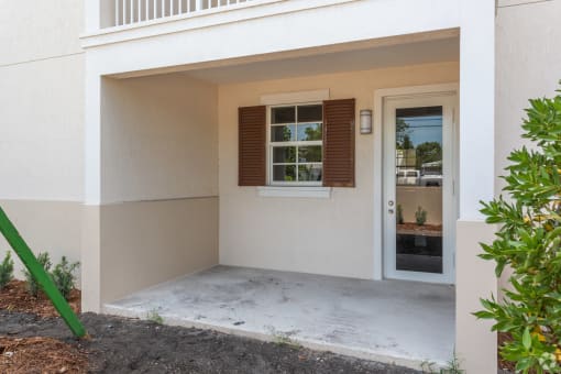 Patio at Playa Apartments, Florida
