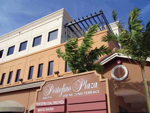 Portofino Plaza view of 2nd and 3rd floor with balcony