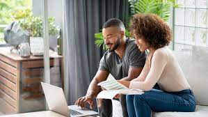 couple on couch at home