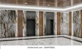 lobby marble elevators