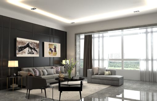 Large living room