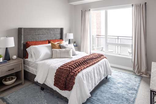 bedroom with a view