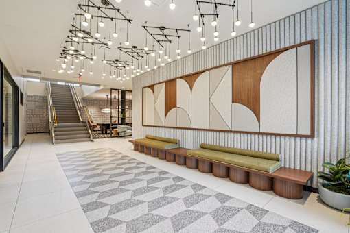 Modern Spacious Hallway at Arcata Apartments, Golden Valley, Minnesota