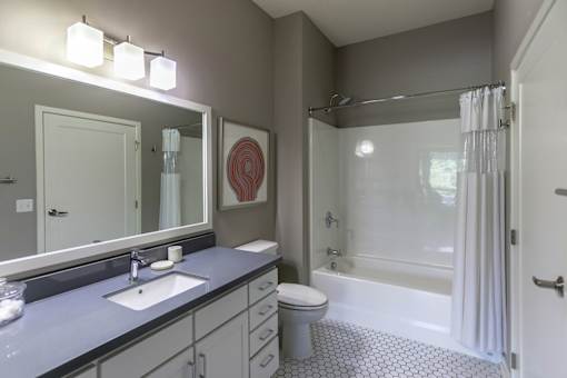Bathroom With Bathtub at Arcata Apartments, Golden Valley, Minnesota