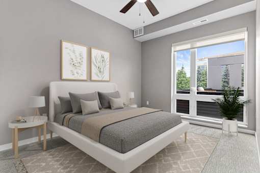 Spacious Bedroom at Arcata Apartments, Golden Valley, MN