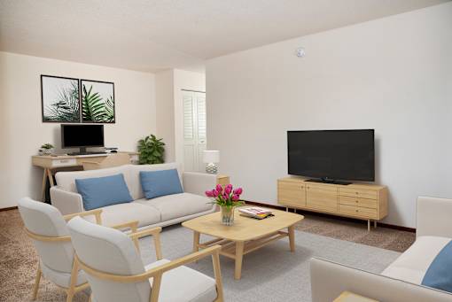 BayberryPlace,Eagan,MNSpaciousLivingRoomforEntertainingGuests