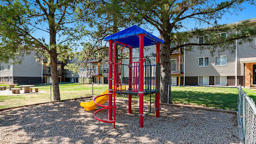 our playground is in front of our apartments