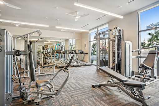 Get your heart rate up in the state-of-the-art fitness center