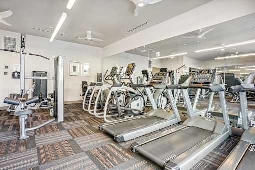 our state of the art fitness center is equipped with cardio equipment and weights for fitness