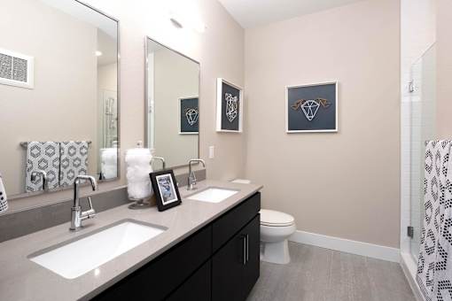 Bathroom with Quartz Countertop