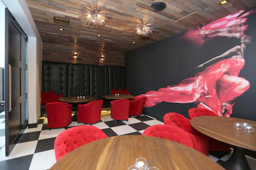 Private Room with Circular Tables