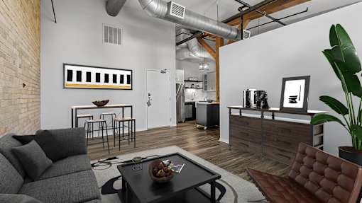 big clubhouse with work from home space in minneapolis apartments