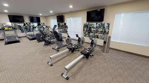 the gym at the village apartments