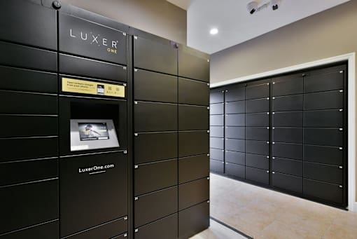 Package Locker at Arcata Apartments, Golden Valley, Minnesota
