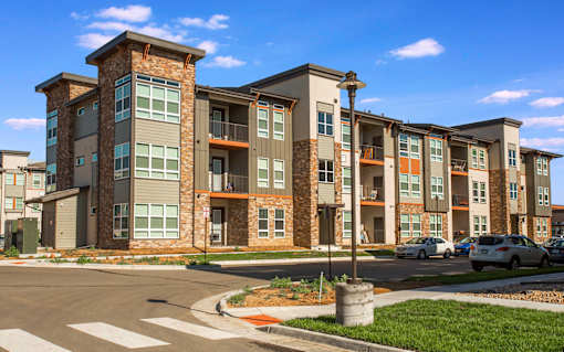 Exterior view of Parkhouse Apartment Complex
