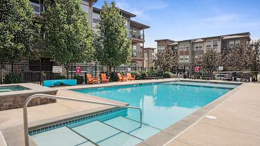 our apartments have a resort style pool and community amenities