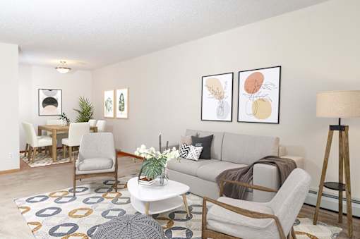 PlymouthPointeApartmentsPlymouthMNOpenConceptDiningAndLivingAreas