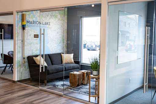 Private Room with Glass Wall and Door, Furnished