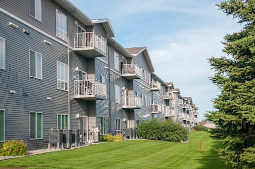 Exterior The Gardens Apartments Balconies