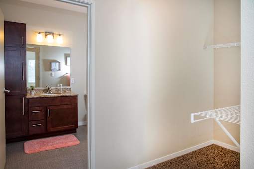 Closet and Bathroom attached to Bedroom