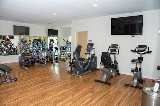 Fitness Center with Cardio and Strength Equipment