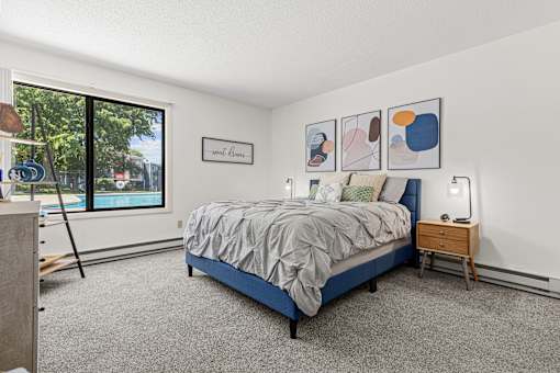 Spacious Bedroom at The Bosk Apartment Homes, Woodbury, MN, 55125