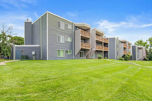 Green Lawn Area at The Bosk Apartment Homes, Minnesota, 55125