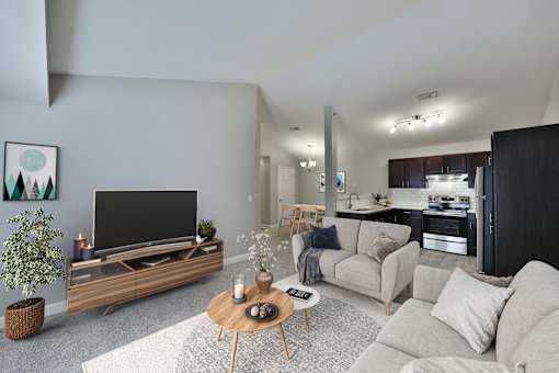 Living Room and TV