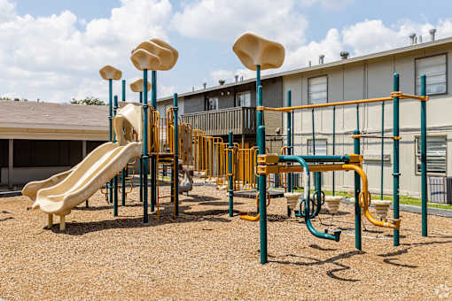 Outdoor Playground at La Bella Apartments, Fort Worth, 76116