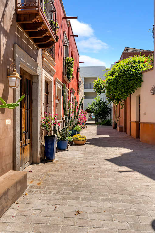 A narrow street at Bautista Apartments, Tucson, 85745