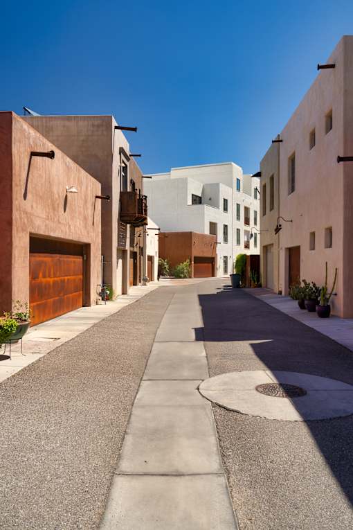 Street view at Bautista Apartments, Tucson
