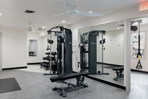 the gym in the complex