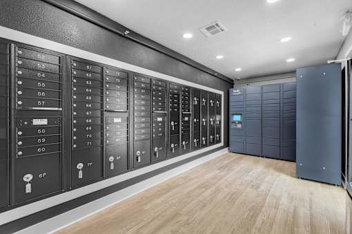 Mail Room at AVIA Lofts on Liberty Ridge, Florida