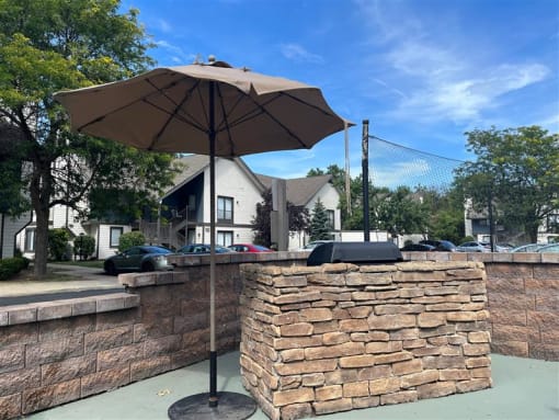 bbq grill area