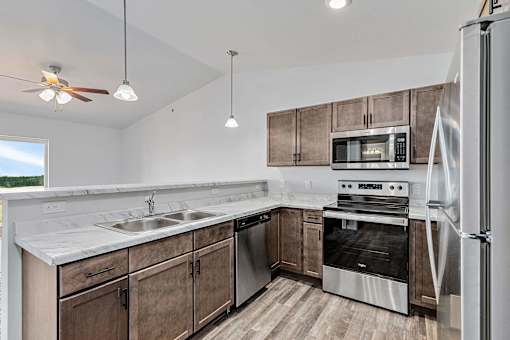 kitchen at Red Rock Apartments, Rapid City, South Dakota