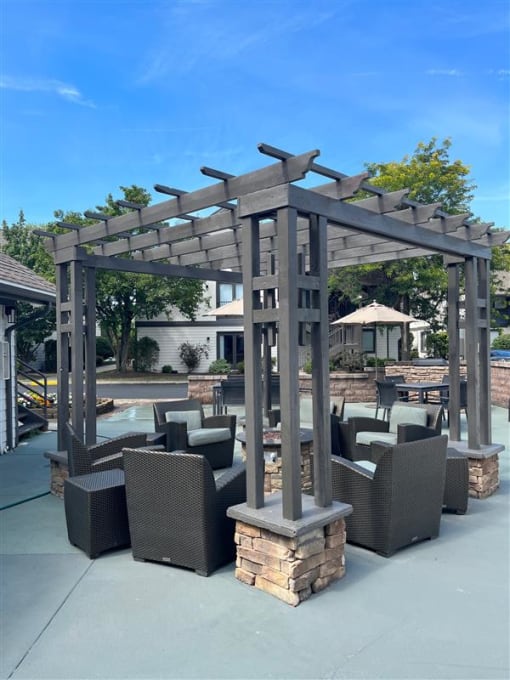 lounge outside area